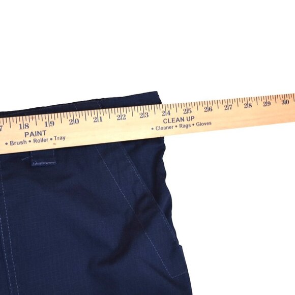Carhartt Navy Blue Workwear Pants 3X Short Utility Ripstop Cotton Blend Scrubs - Picture 7 of 10